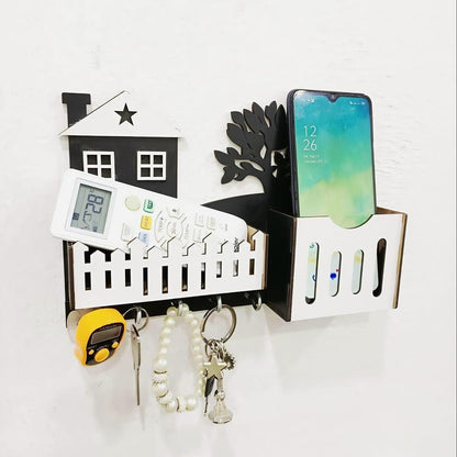 Tree wooden key holder
