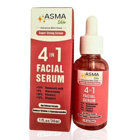 4 in 1 Facial Serum, Skin Brightening, Anti-Aging, Dark Spot Remover