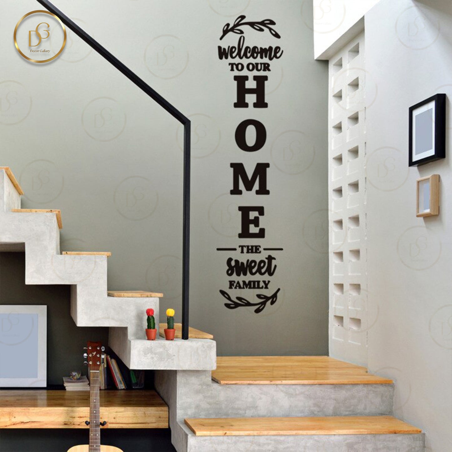 WallTrove Welcome to Our Home 3D Wooden Wall Art | Family Wooden Wall Art