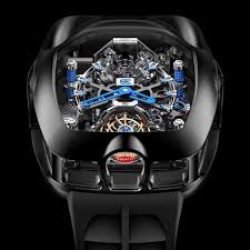 BLUE TITANIUM BUGATTI CHIRON TOURBILLON BU.200.20.AK.AB.B 72 Pieces Limited