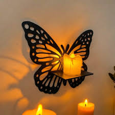 WallTrove Decorative Butterfly Wall Shelf