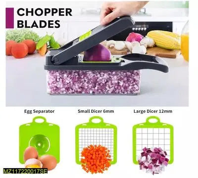 13-in-1 Vegetable Chopper With 8 Blades